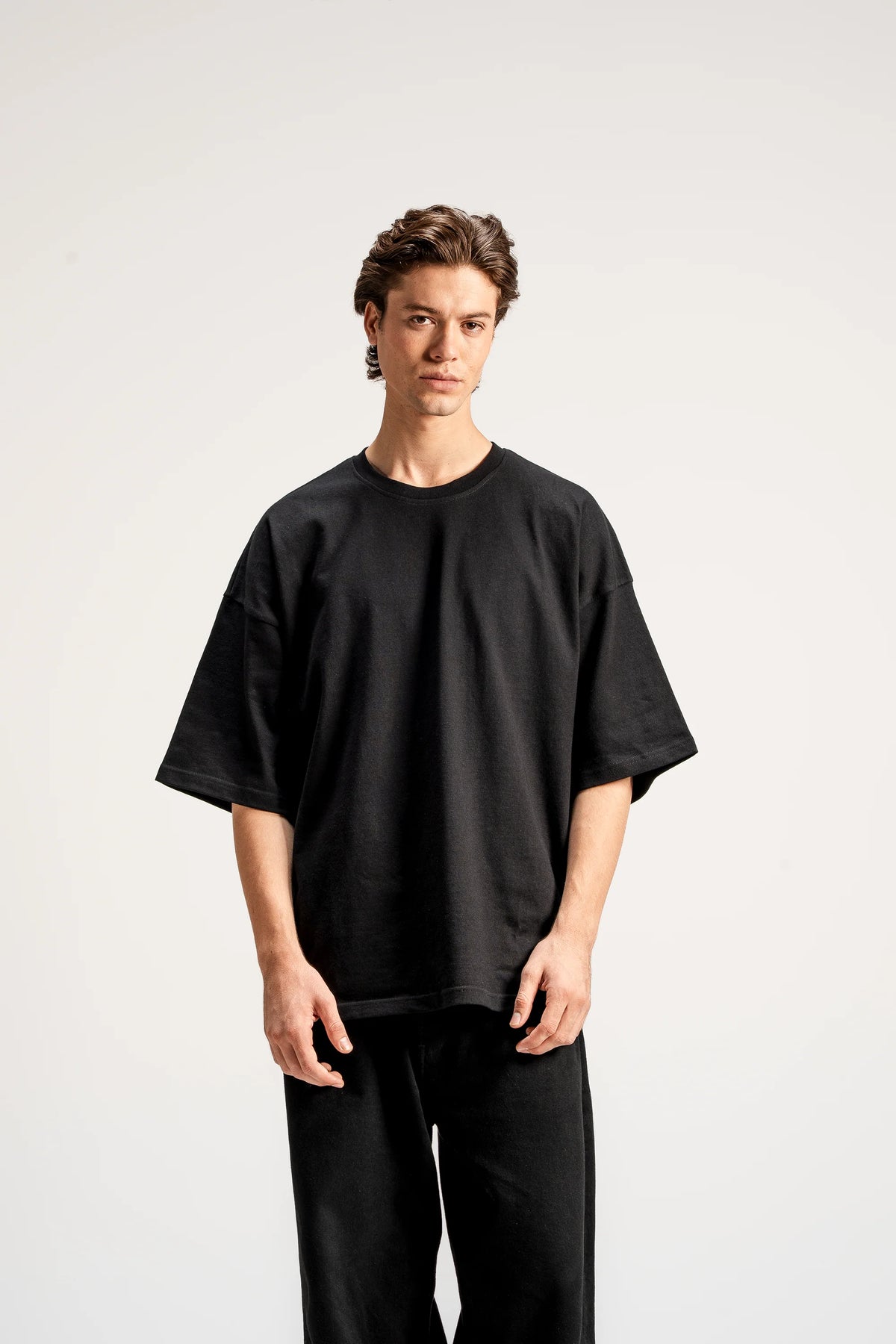 T32 - Heavy Oversized Tee Organic Cotton [310gsm] - Black
