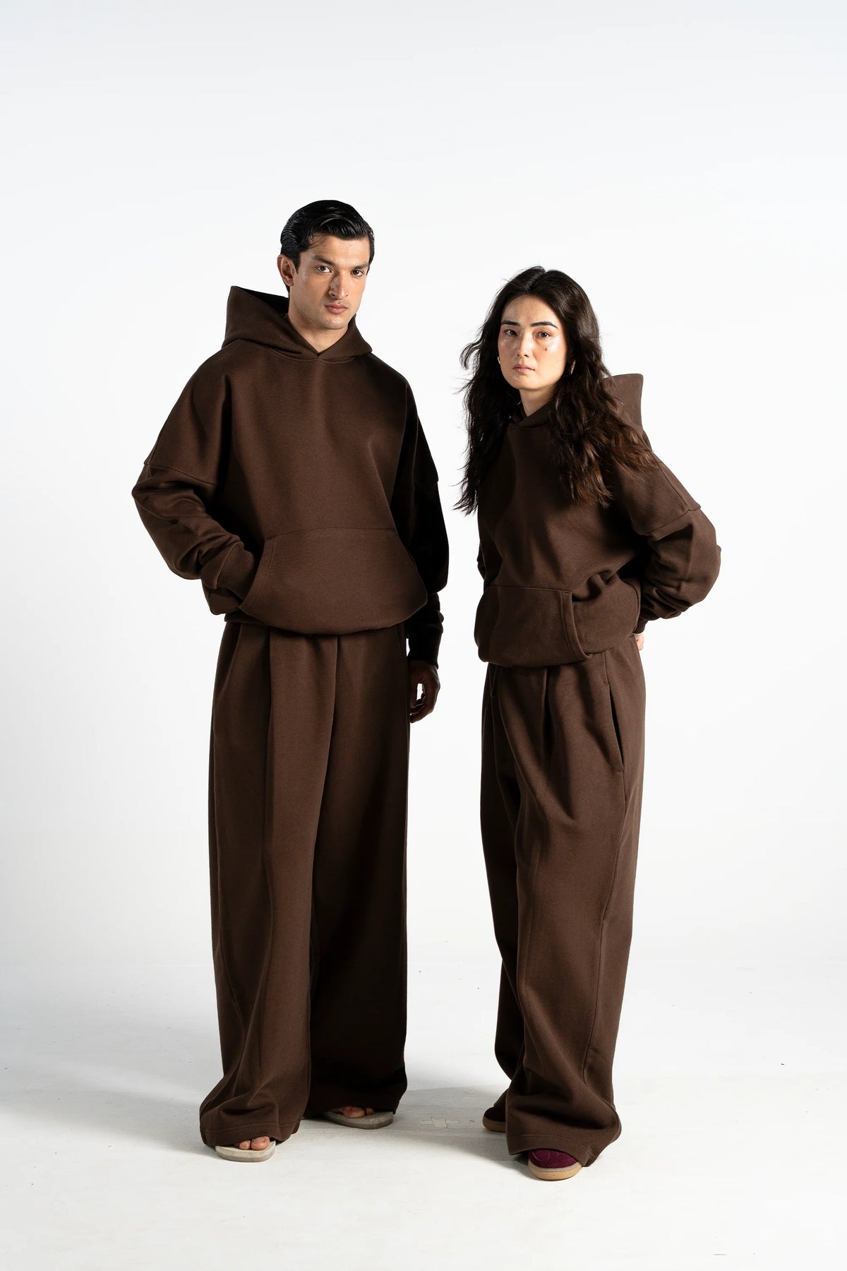 Y27 - Premium Heavy Boxy Organic Hoodie [520gsm] — Mocha