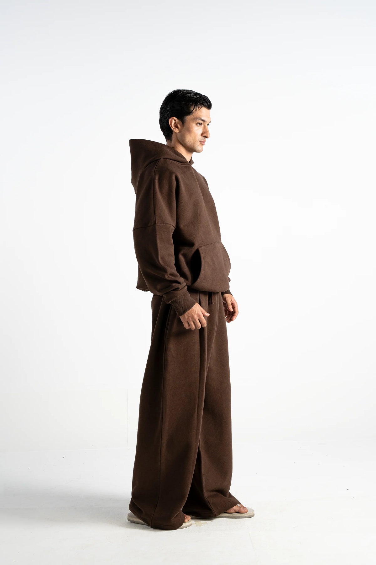 Y27 - Premium Heavy Boxy Organic Hoodie [520gsm] — Mocha
