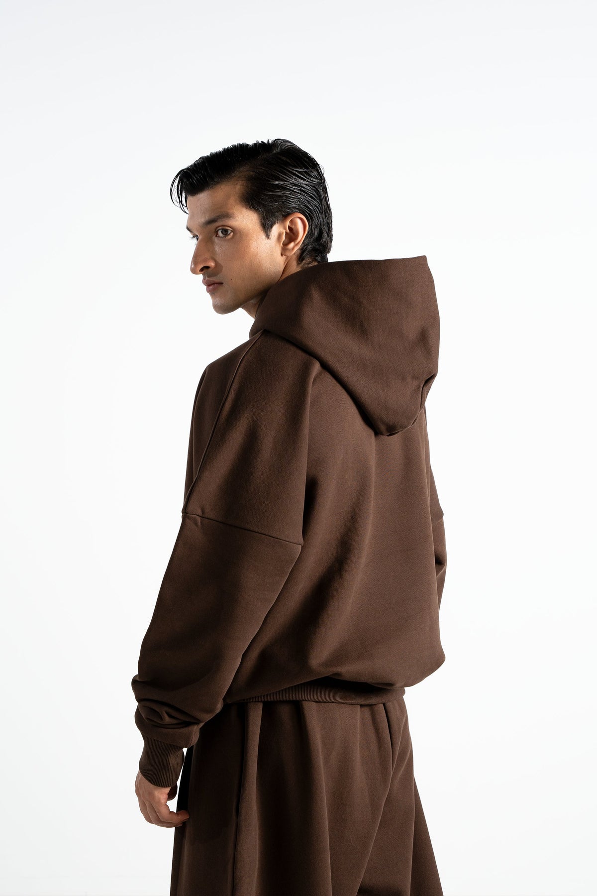 Y27 - Premium Heavy Boxy Organic Hoodie [520gsm] — Mocha