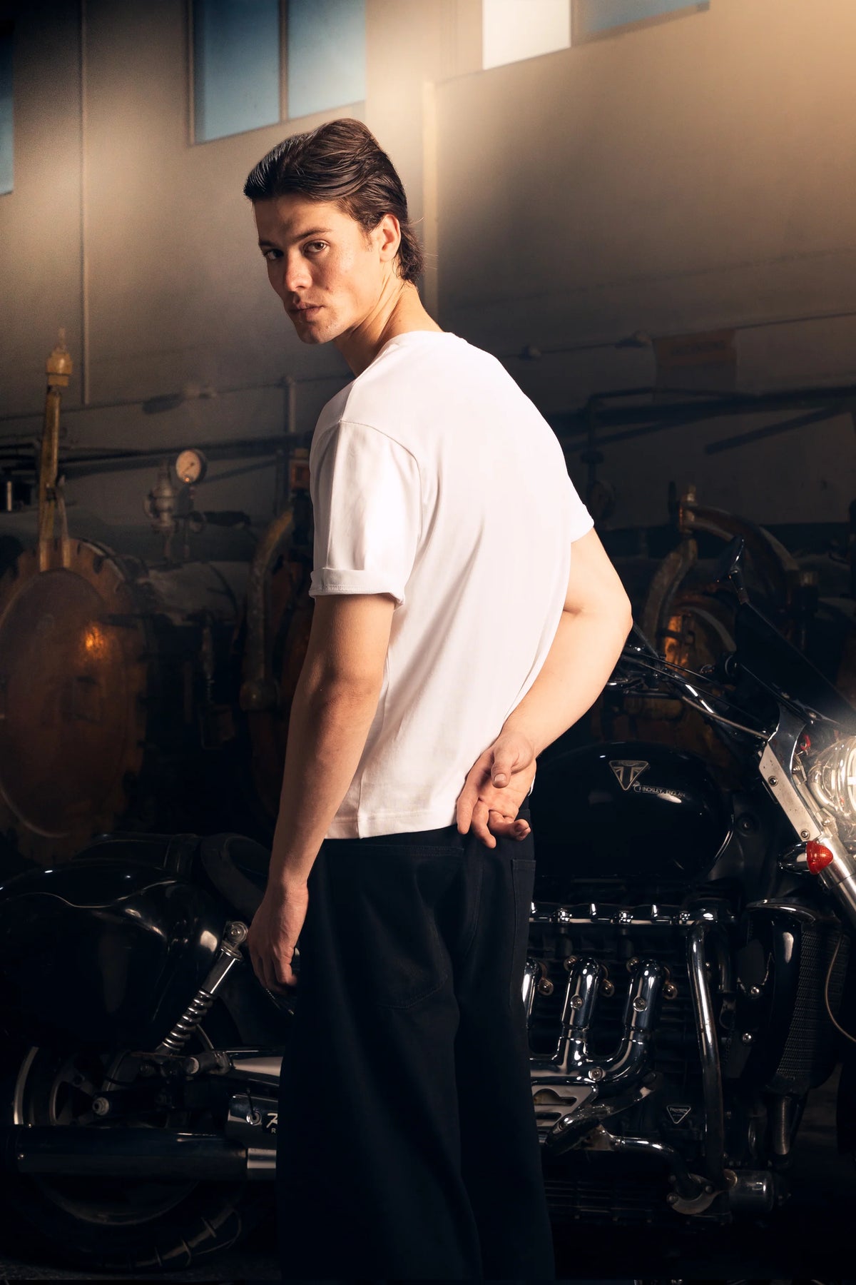 S32 - Standard Cropped Tee Organic Cotton [240gsm] - White