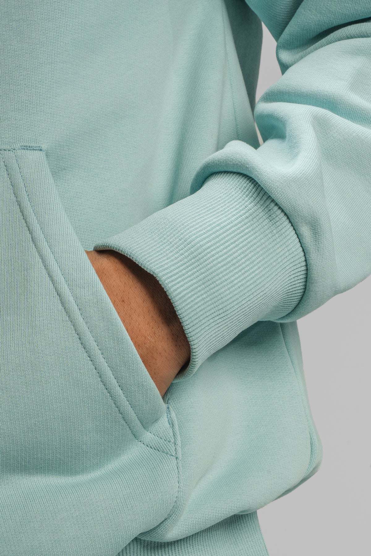 Y27 - Premium Heavy Boxy Organic Hoodie [520gsm] — Mineral Sage