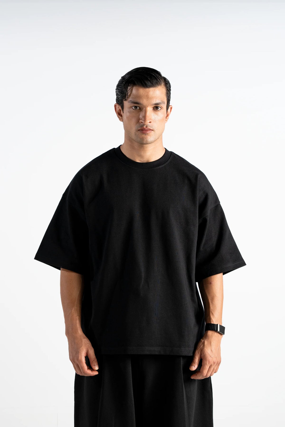 T32 - Heavy Oversized Tee Organic Cotton [310gsm] - Black