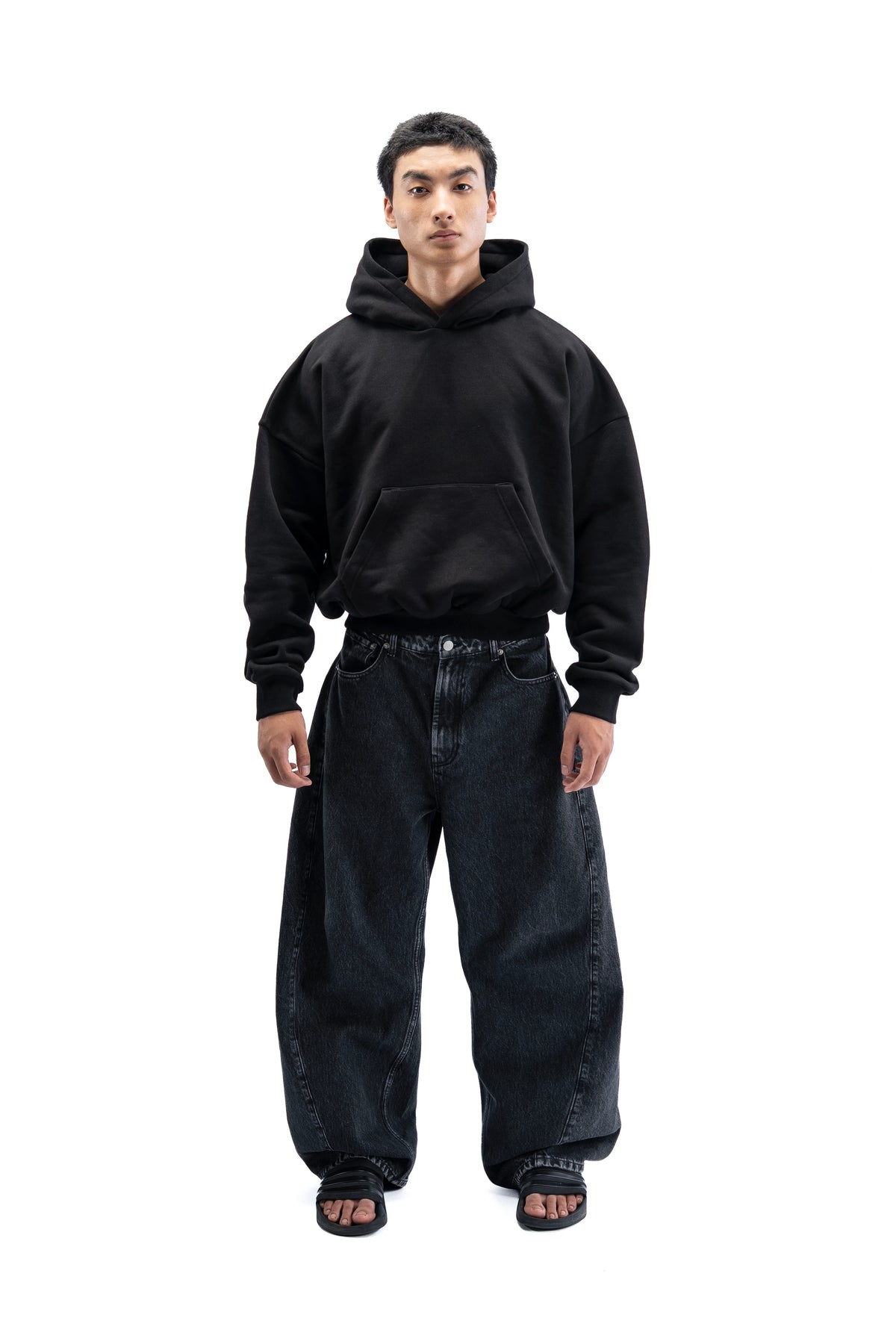 Z35 - Block Hoodie [520gsm] - Black